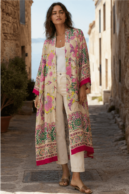 Elara Uzun Kimono - Görsel 6