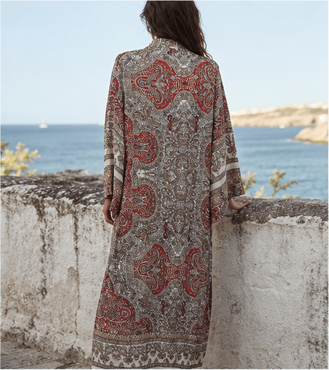 Ravena Uzun Kimono - Görsel 4