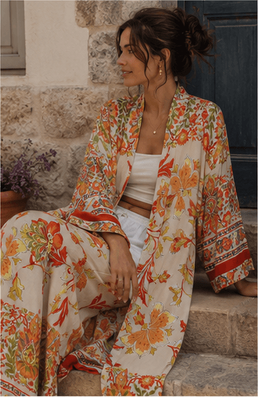 Aurelia Uzun Kimono - Görsel 3