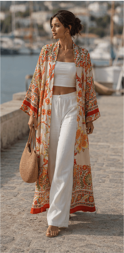 Aurelia Uzun Kimono - Görsel 4