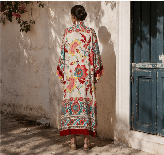 Amaris Uzun Kimono - Görsel 2
