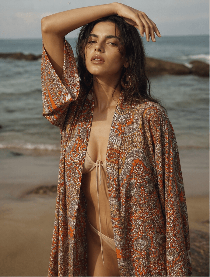 Terra Uzun Kimono - Görsel 1