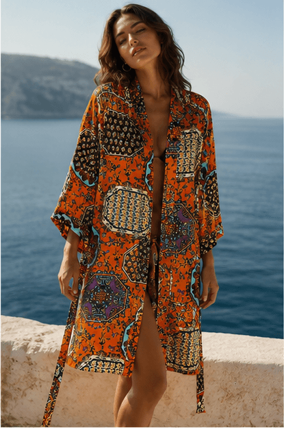 Zafira Kısa Kimono - Görsel 2